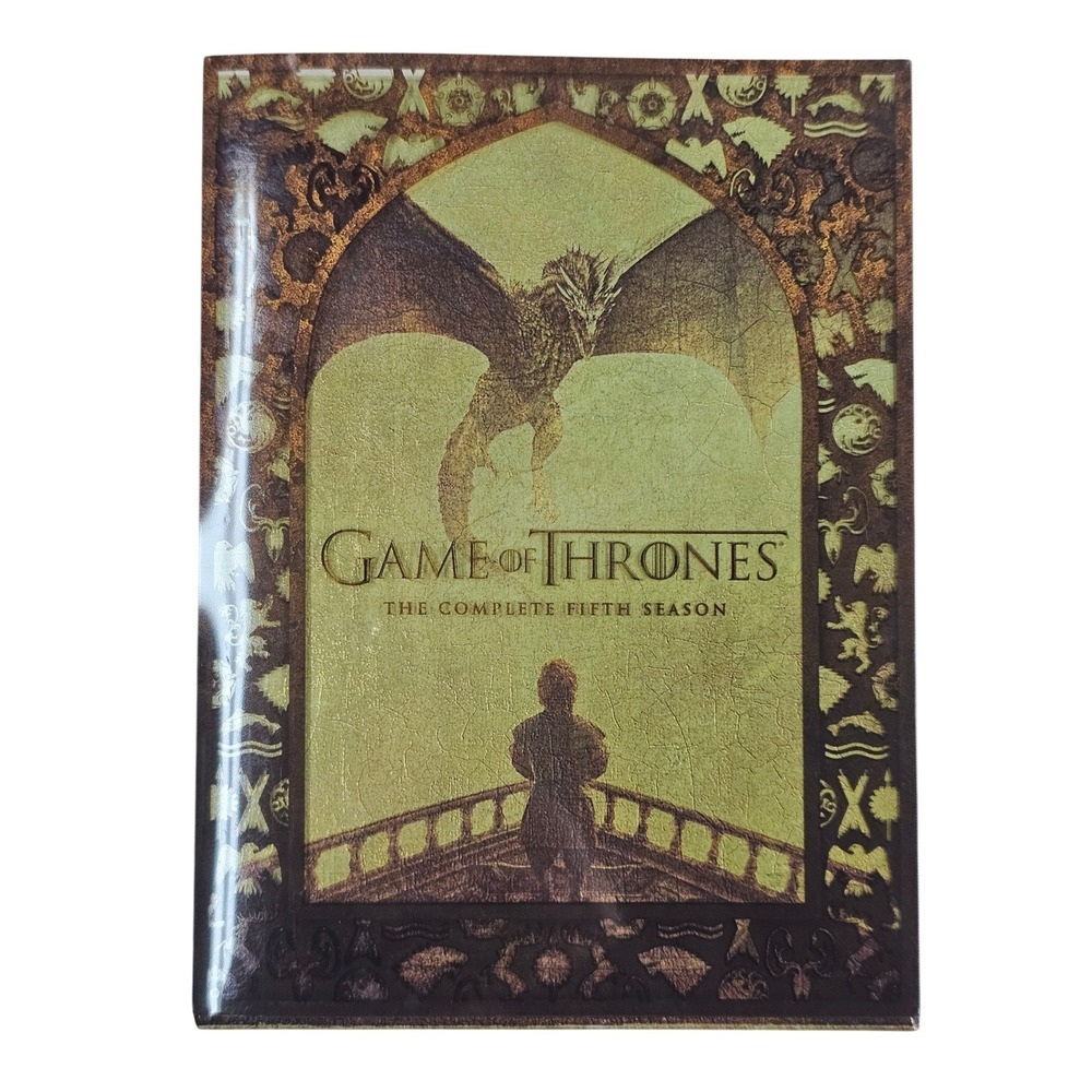 HBO Game of Thrones The Complete Fifth Season 5 DVD 5-Disc‎ Box Set Slipcover
